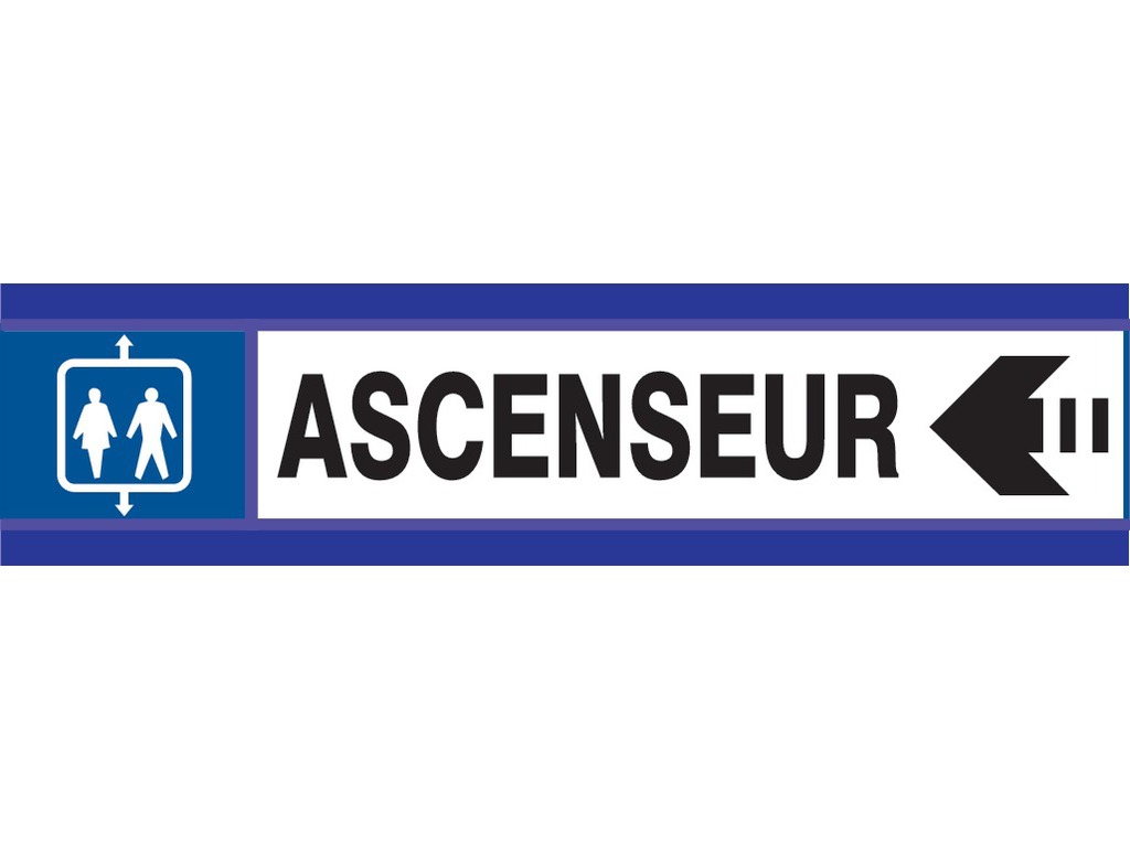 Ascenseur flèche à gauche