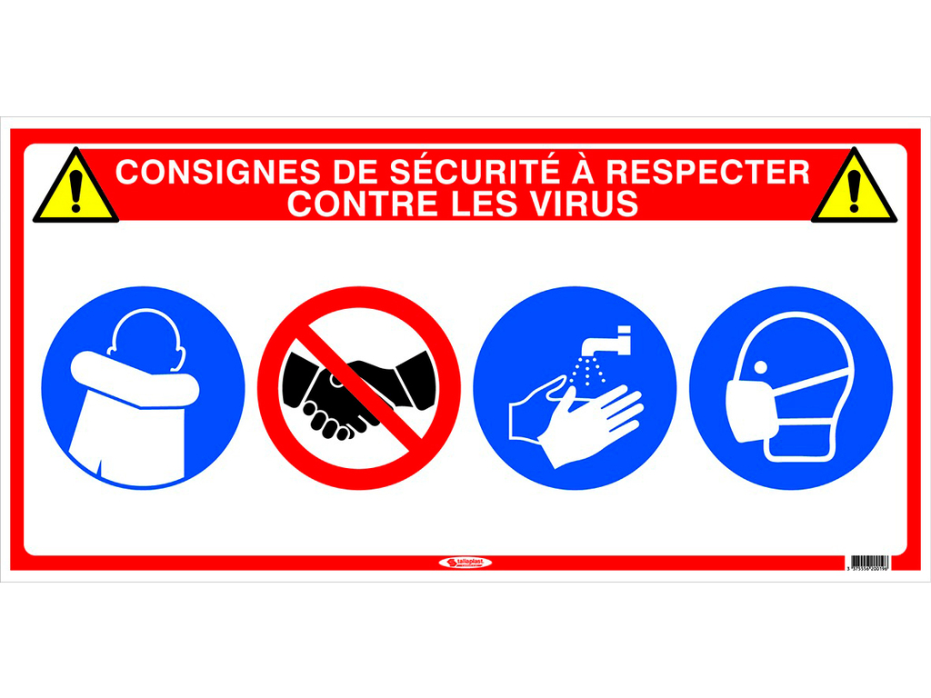 Signalétiques spéciales VIRUS