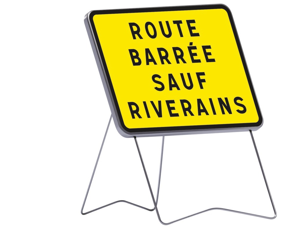 KC1 Route barrée sauf riverains