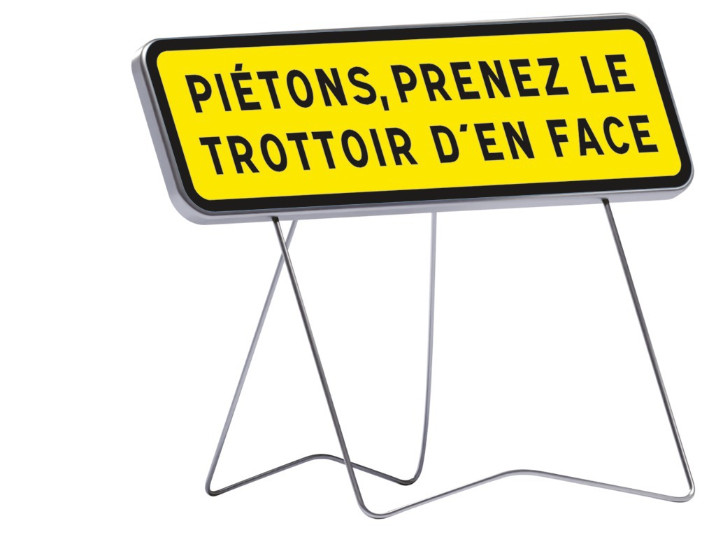 JH Piétons, prenez le trottoir d’en face