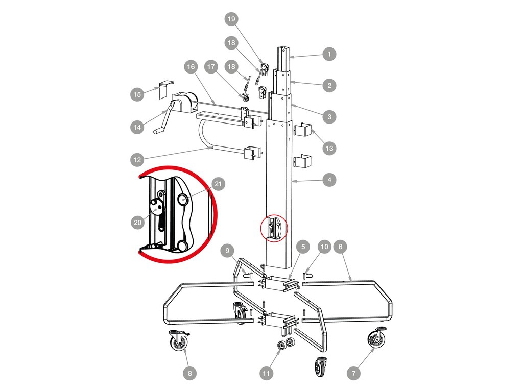 Pièces de rechange pour taliatop® EXPERT V1