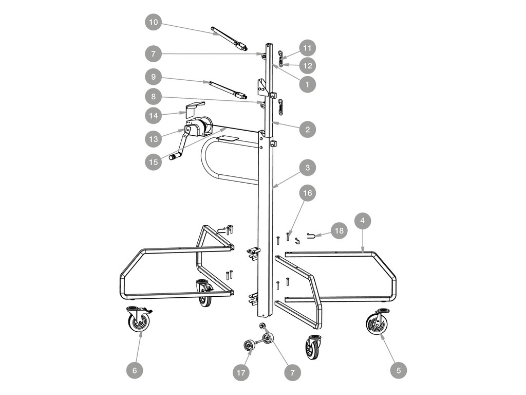 Pièces de rechange pour taliatop SENIOR V1