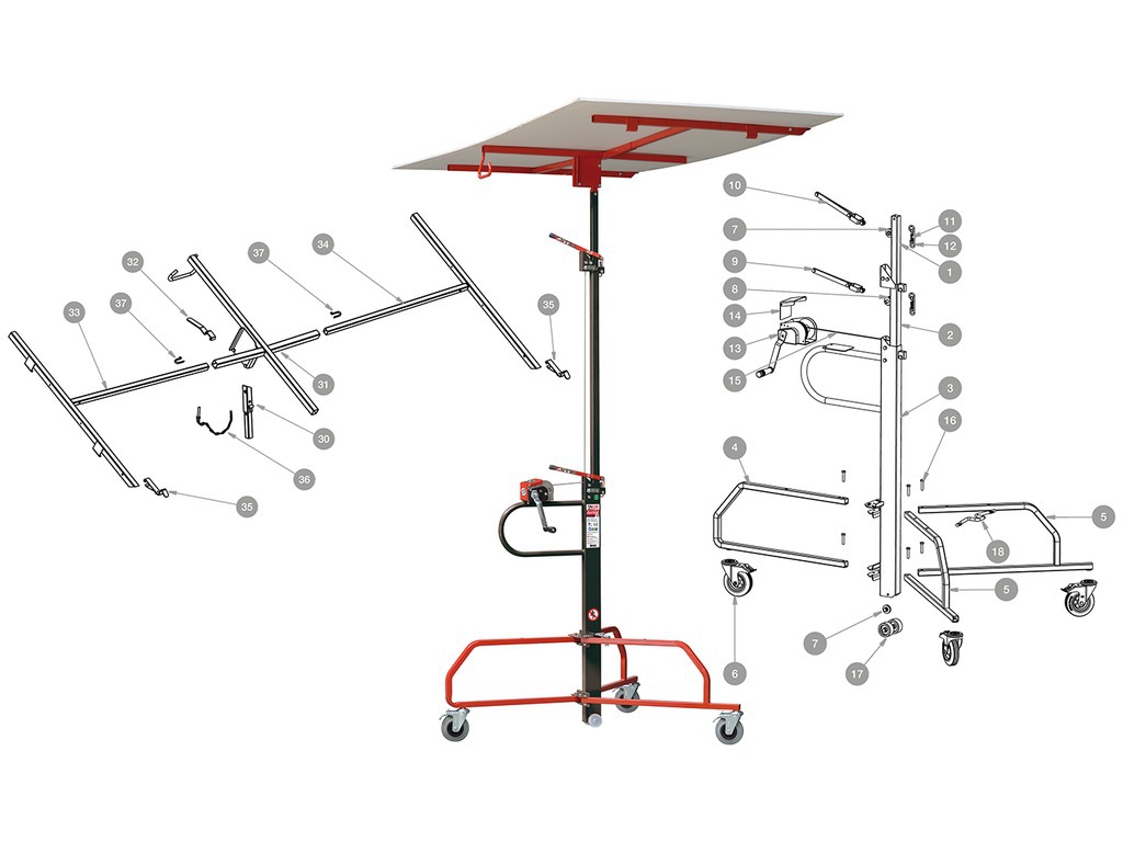 Pièces de rechange pour taliatop JUNIOR