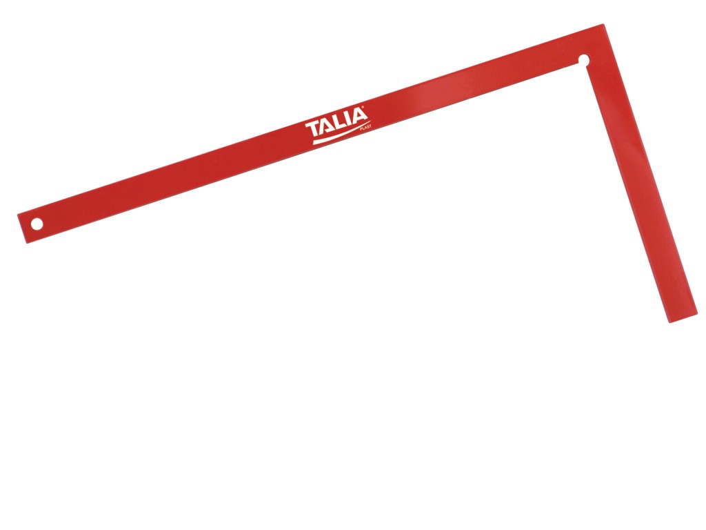 Équerre De Maçon En Acier 100 Cm TALIAPLAST - Plate, Pour Traçage Précis, Neuve
