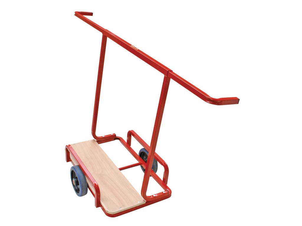 Chariot à plate-forme Ameise®, 4 côtés avec parois en bois