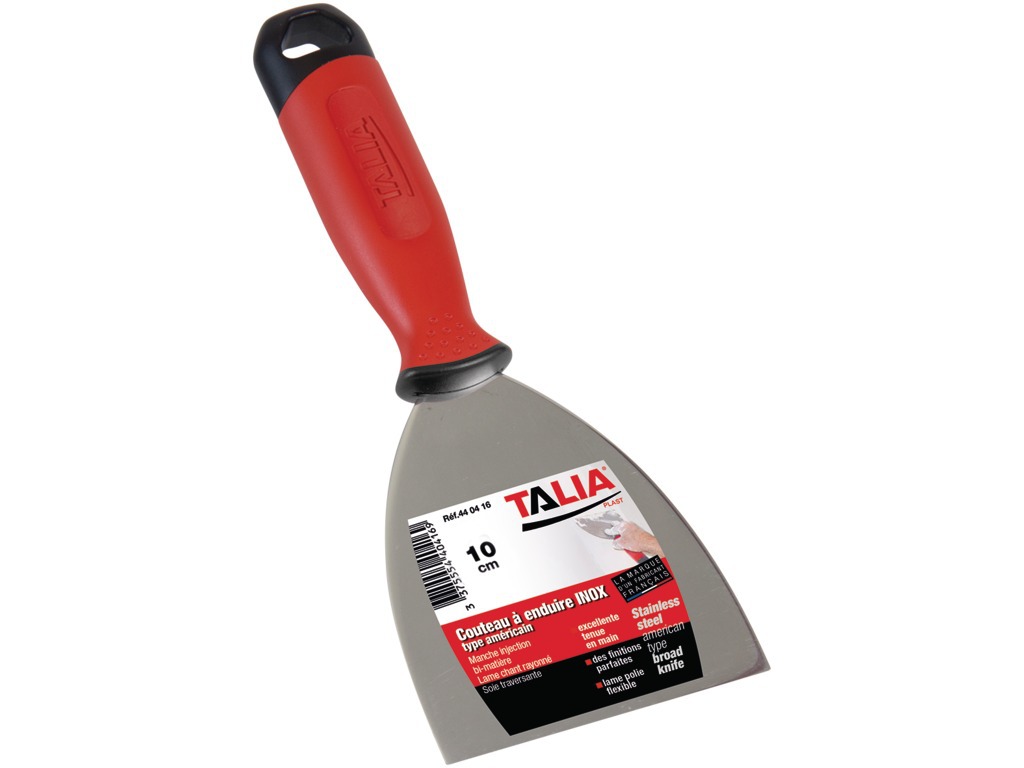 Couteau à enduire Inox 10 cm TALIAPLAST 440730 - TALIAPLAST - 440730