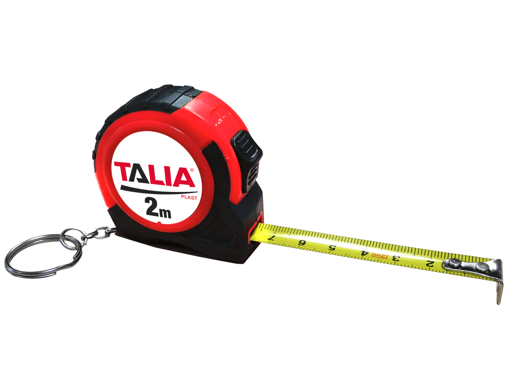 Keyring tape measure 2 m