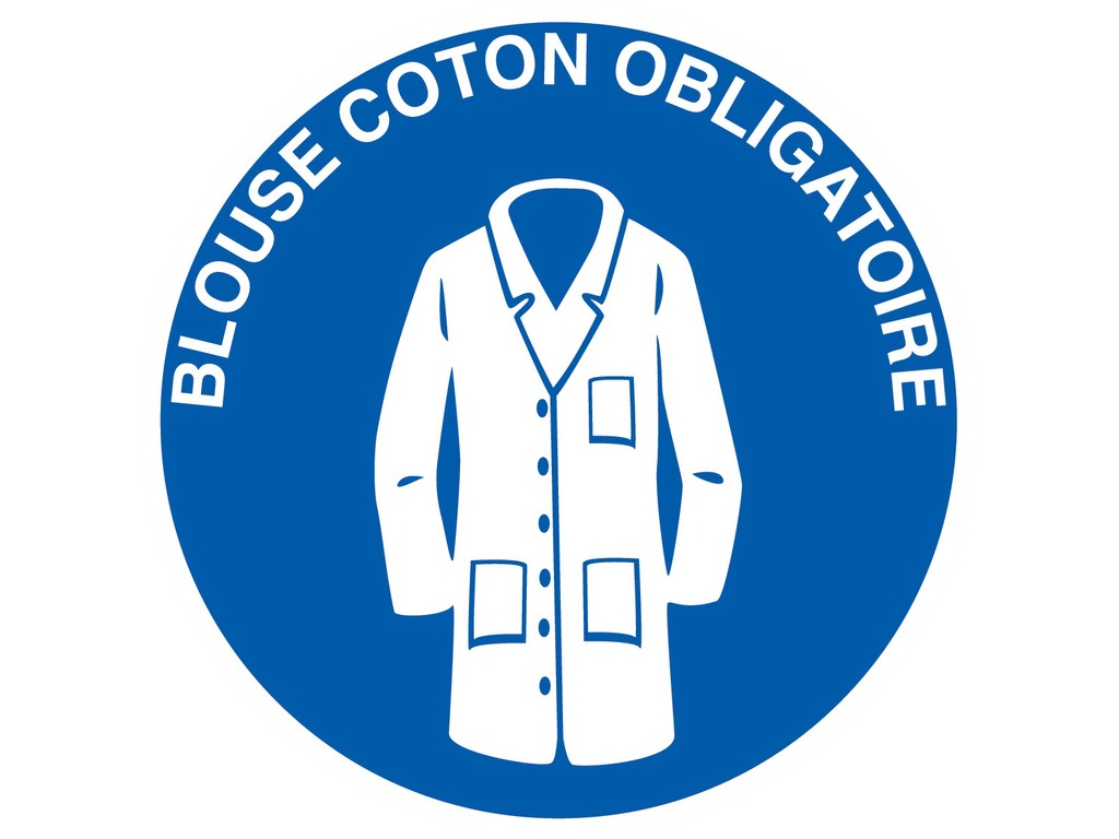 Blouse coton obligatoire