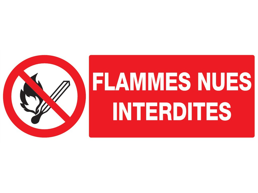 Flammes nues interdites