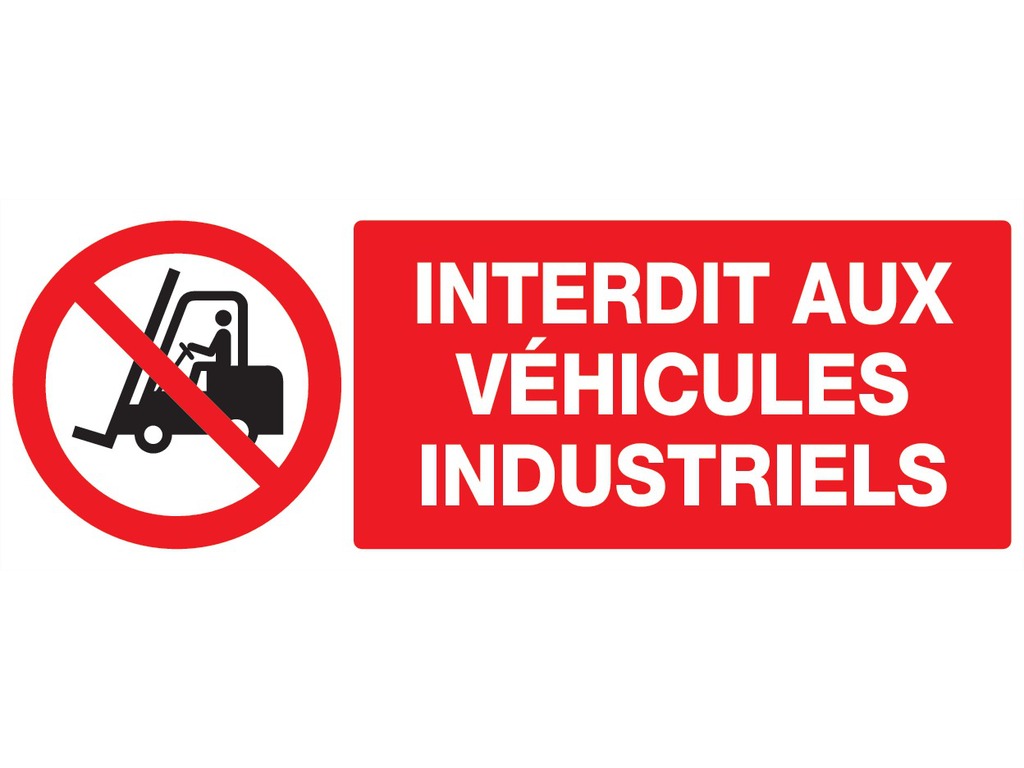 Interdit aux véhicules industriels