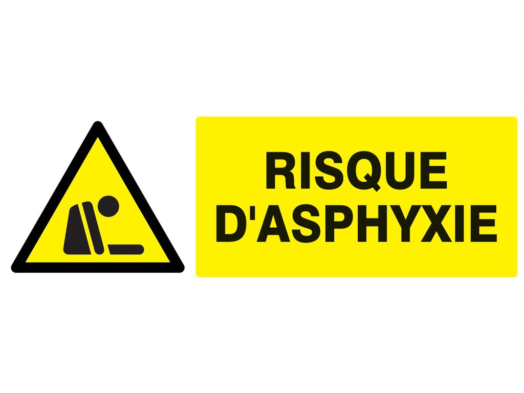 Danger risque d’asphyxie
