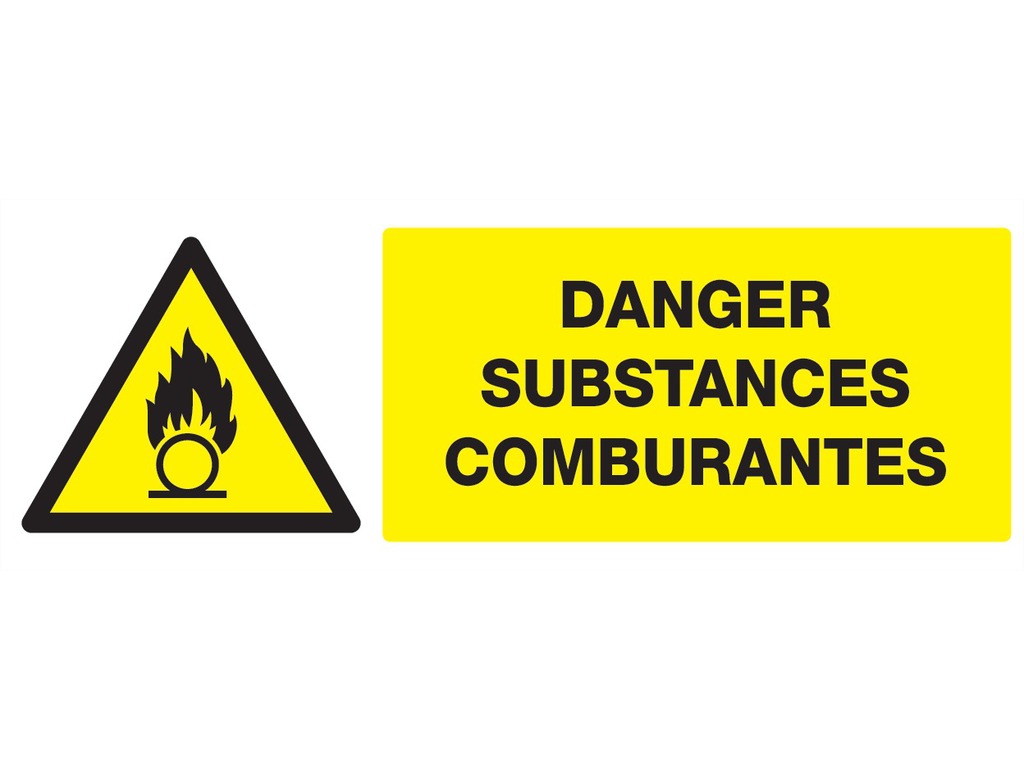 Danger substances comburantes