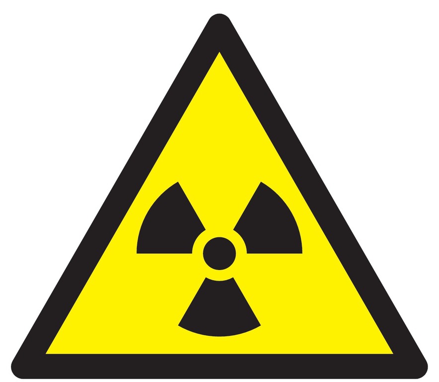 Danger, matières radioactives ou radiations ionisantes