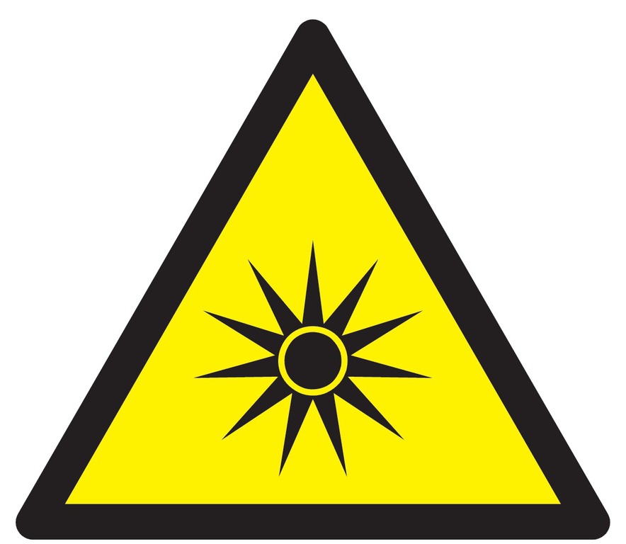 Danger, rayonnement optique