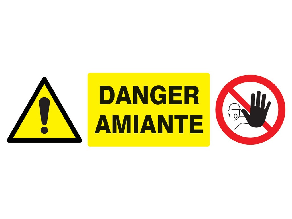 Danger amiante + Accès interdit