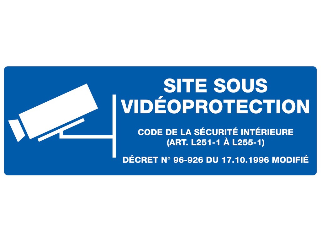 Site sous vidéoprotection