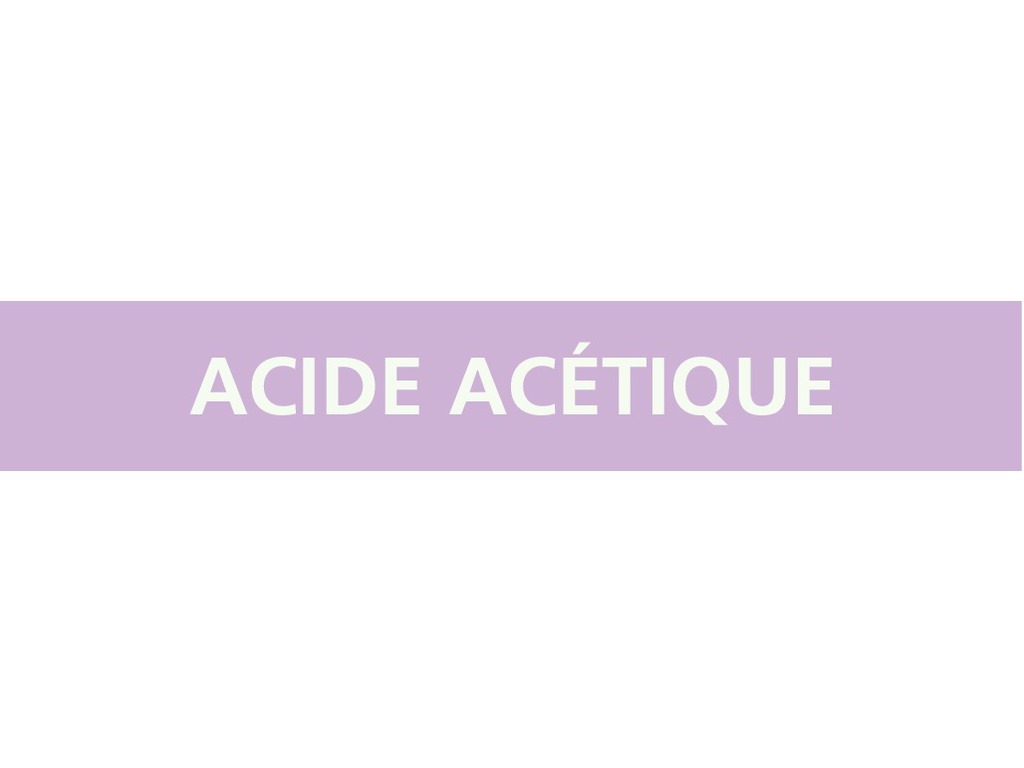 Acide acétique