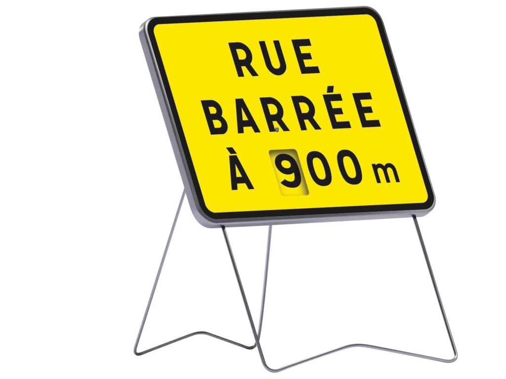 KC1 Rue barrée (disque chiffres)