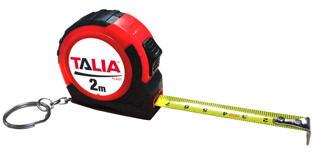 Keyring tape measure 2 m