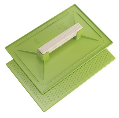 Taloche en ABS vert rectangulaire