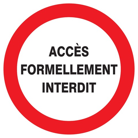 Accès formellement interdit