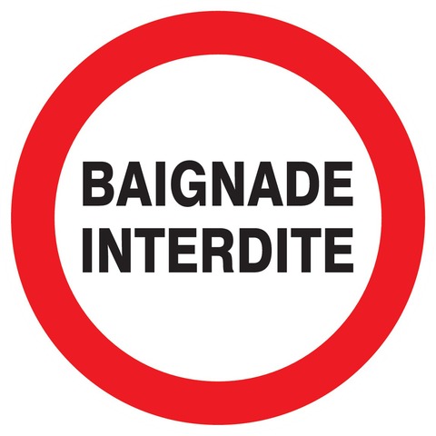 Baignade interdite