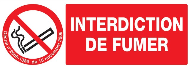 Interdiction de fumer + Décret