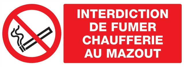 Interdiction de fumer, Chaufferie au mazout