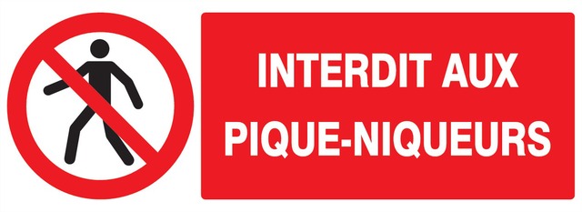 Interdit aux pique-niqueurs