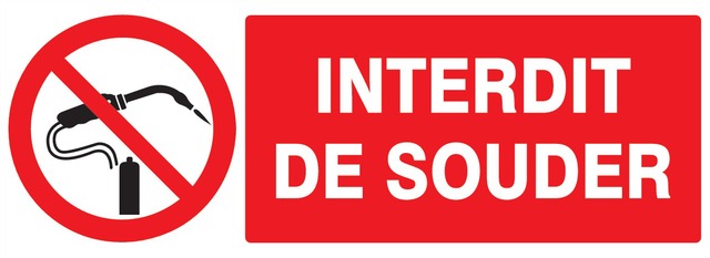 Interdit de souder