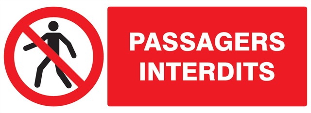 Passagers interdits