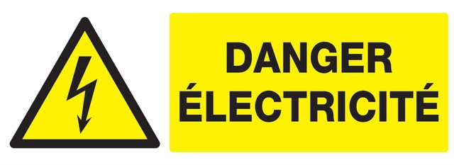 Danger électricité