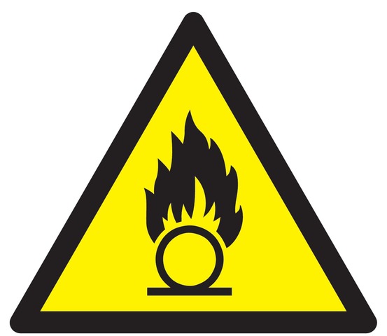 Danger, substances comburantes