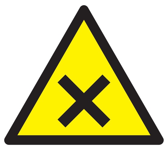 Danger matières nocives ou irritantes