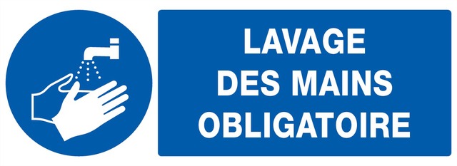 Lavage des mains obligatoire