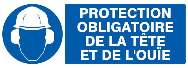 Protection obligatoire de la tête et de l’ouïe