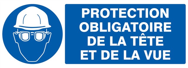 Protection obligatoire de la tête et de la vue