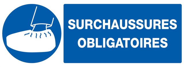 Surchaussures obligatoires