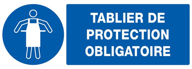 Tablier de protection obligatoire