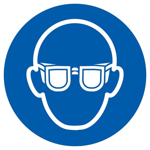 Lunettes de protection obligatoires