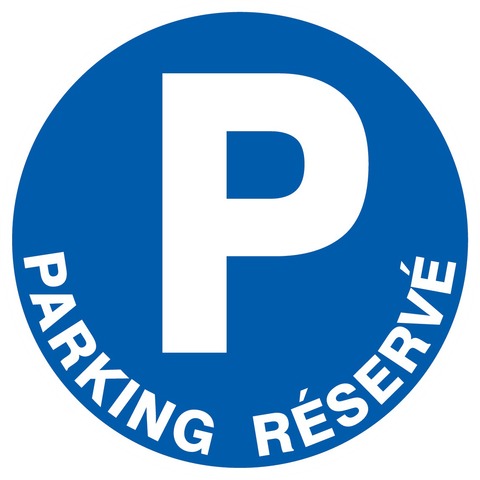 Parking réservé