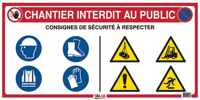 Panneau signalétique 10 en 1