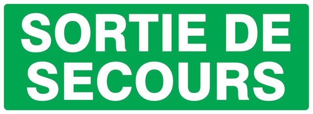 Sortie de secours