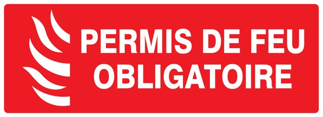 Permis de feu obligatoire