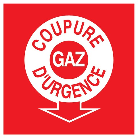 Coupure gaz d’urgence