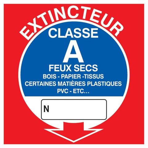 Extincteur classe A