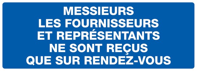 Fournisseurs et représentants