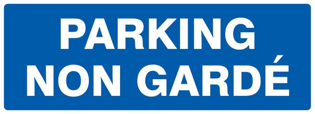 Parking non gardé