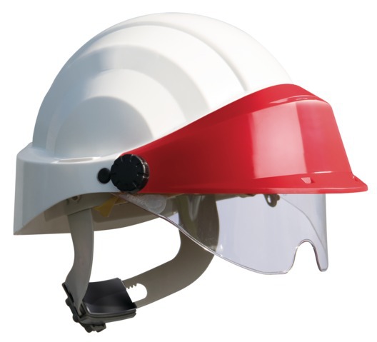 Casques de chantier avec lampes frontales - VPA Industrie