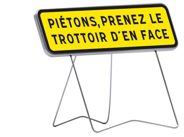 JH Piétons, prenez le trottoir d’en face